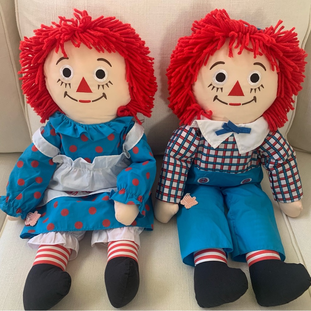 Applause Raggedy Ann and Raggedy Andy Classic Doll 24" Large Dolls New